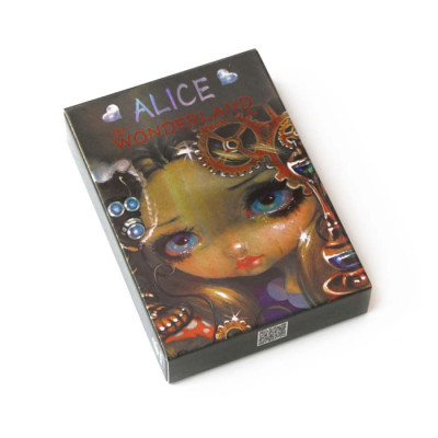 Карты Оракул Алиса в стране чудес голография Alice wonderland Oracle holography