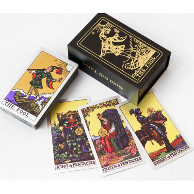 Карти Таро Уейта Waite's Tarot Cards Gold Zen Garden