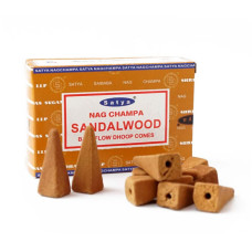 Satya Back Flow cones SANDALWOOD Сандалове дерево Satya Back Flow cones SANDALWOOD Сандалове дерево