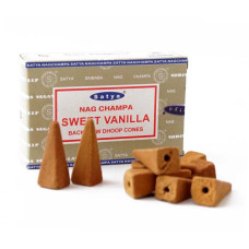 Satya Back Flow cones SWEET VANILLA Солодка ваніль Satya Back Flow cones SWEET VANILLA Солодка ваніль