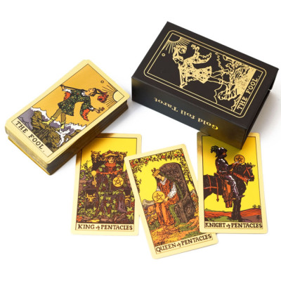 Карти Таро Уейта Waite's Tarot Cards золоте тиснення Zen Garden