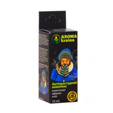 Суміш ефірних масел антизастудних комплекс 10мл. Aroma Kraina Суміш ефірних масел антизастудних комплекс 10мл. Aroma Kraina