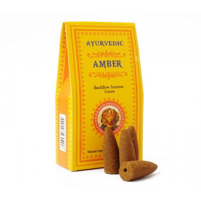 Ayurvedic BACK FLOW Конусы Амбер