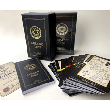 Карти Таро Каббалістичне таро Kabbalistic tarot Tarotmania (Чорні із золотим тисненням) Карти Таро Каббалістичне таро Kabbalistic tarot Tarotmania (Чорні із золотим тисненням)